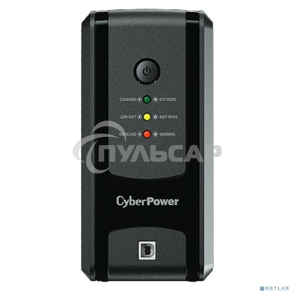 Источник бесперебойного питания CyberPower Line-Interactive UT850EG, 850VA/425W, USB/RJ11/45, (3 EURO)