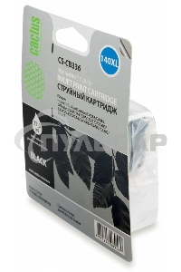 Картридж струйный Cactus CS-CB336 №140XL черный (29 мл.) для HP DJ D4263/D4363/DJ J5783/J6413/PSC C4273/C4283/C4343/C4383/C4473/C4483/C4583/C5283/D5363