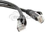 Патч-корд Lanmaster UTP TWT-45-45-0.5-BK вилка RJ-45-вилка RJ-45 кат.5е 0.5м черный ПВХ (уп.:1шт)
