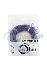 Патч-корд UTP Cablexpert кат.5e, 5м, литой, многожильный, фиолетовый
