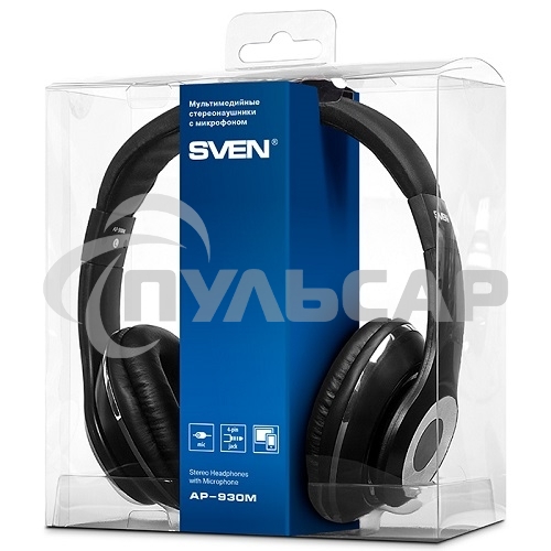 Наушники SVEN AP-930M черный 3 5 мм