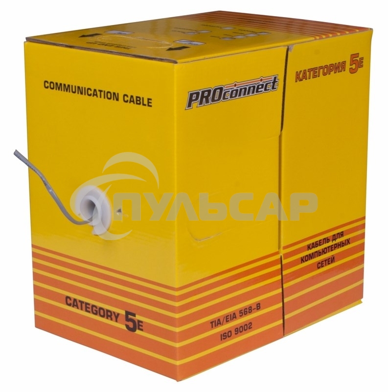 Кабель Proconnect (01-0027) Кабель UTP CAT5e 2 пары (305м) 0.51 мм