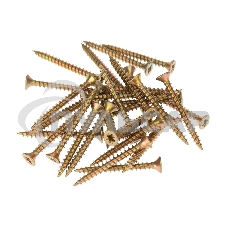 Саморез универсальный KRANZ 3х30, желтый цинк, пакет (20шт.)