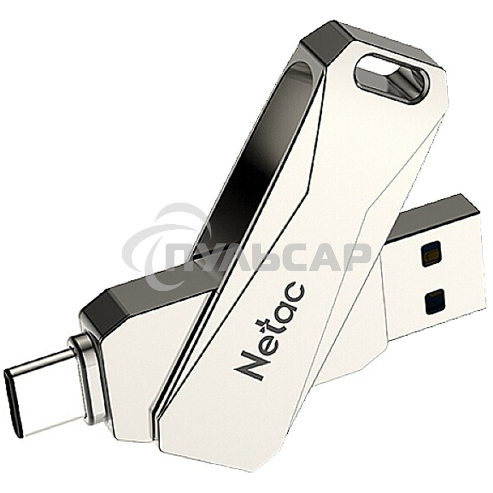 Флешка USB Netac U782C NT03U782C-032G-30PN dual USB 3.0+TypeC 32Gb, retail version
