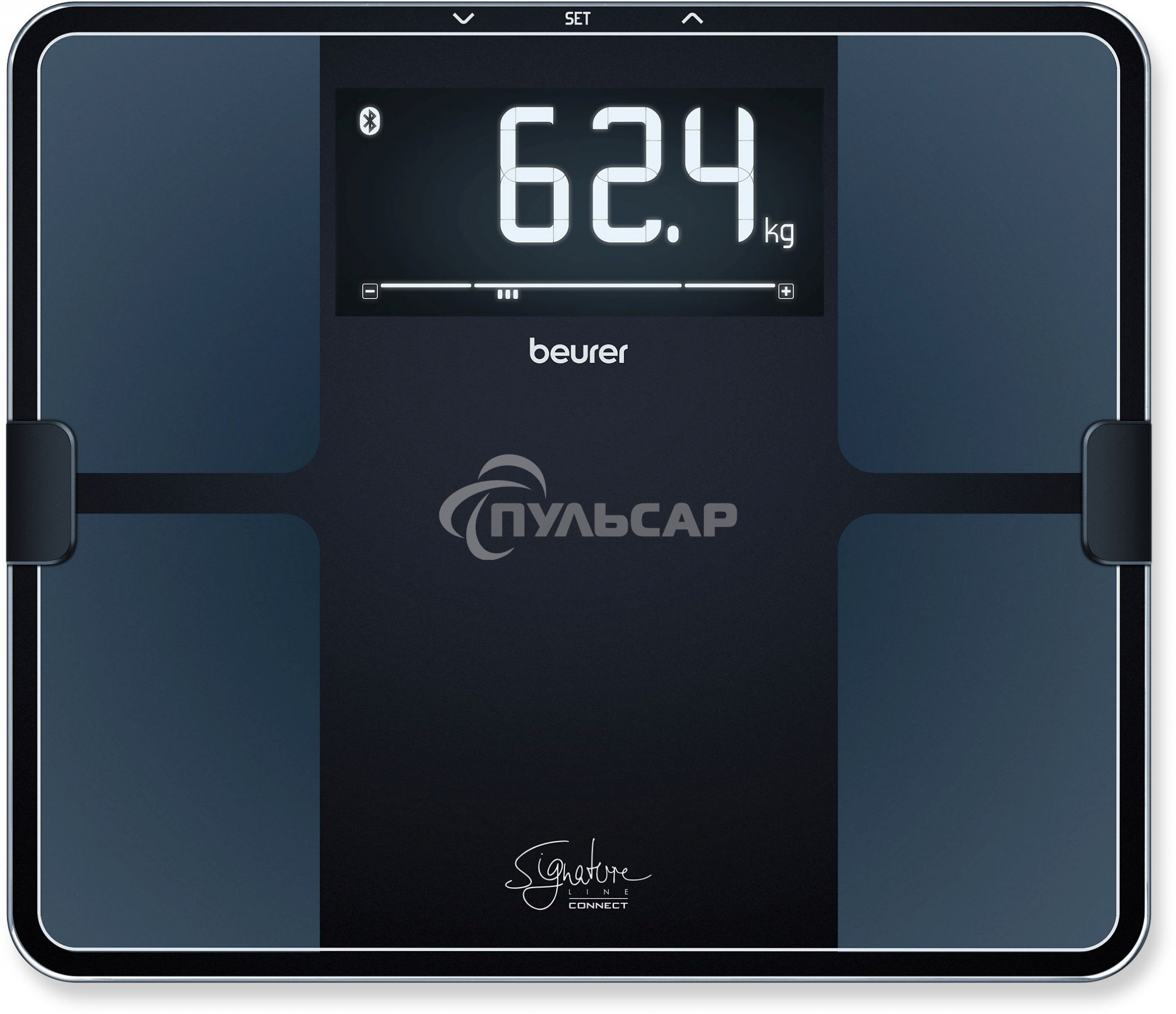 Весы напольные электронные Beurer BF915 Signature Line макс.200кг черный