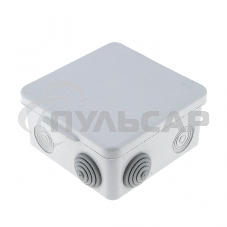 Коробка распределительная КМР-030-031 с крышкой наружная (85х85х40) 8 мембр. вводов IP55 EKF