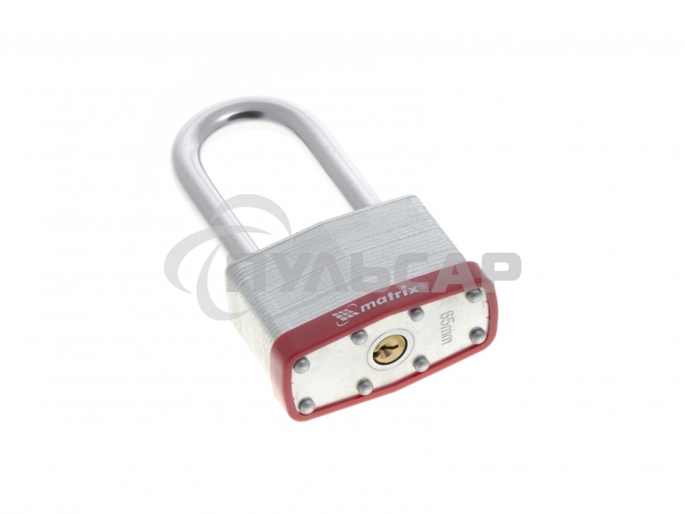 Замок навесной Matrix, 65 мм, удлиненная дужка