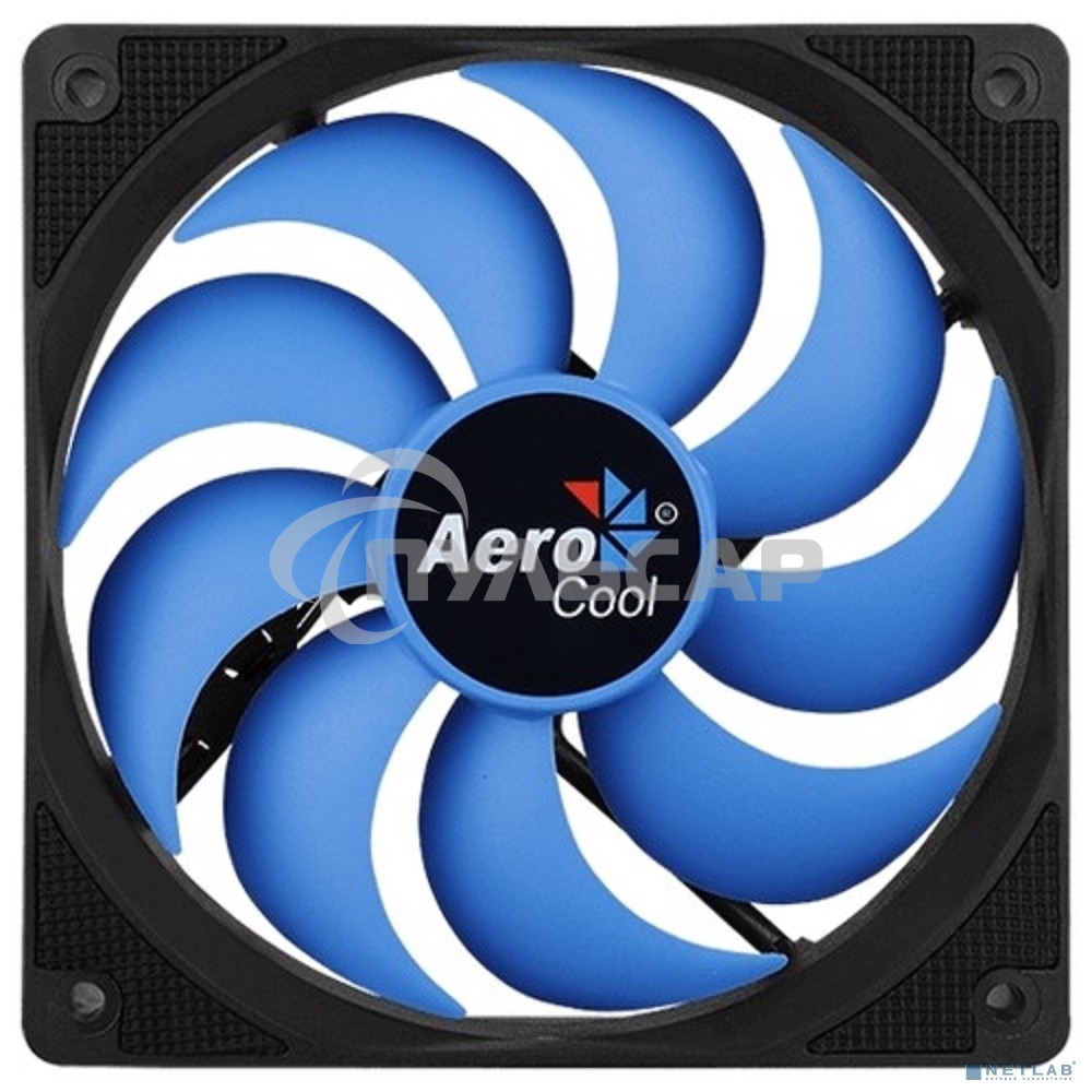 Вентилятор для корпуса AeroCool / Formula Motion 12 Plus черный, 120 мм, 1200 об/мин, 22.1 дБ, 3 pin