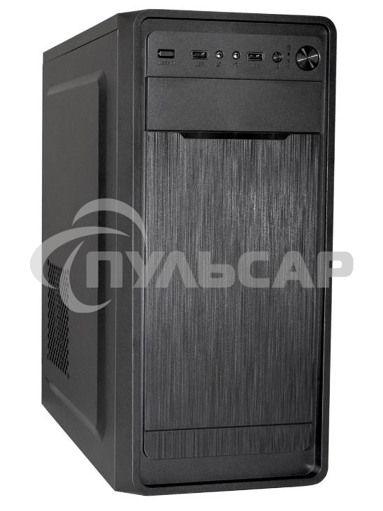 Компьютерный корпус Miditower ExeGate XP-332 Black, ATX, (XP500, Black,120мм), 2*USB, Audio