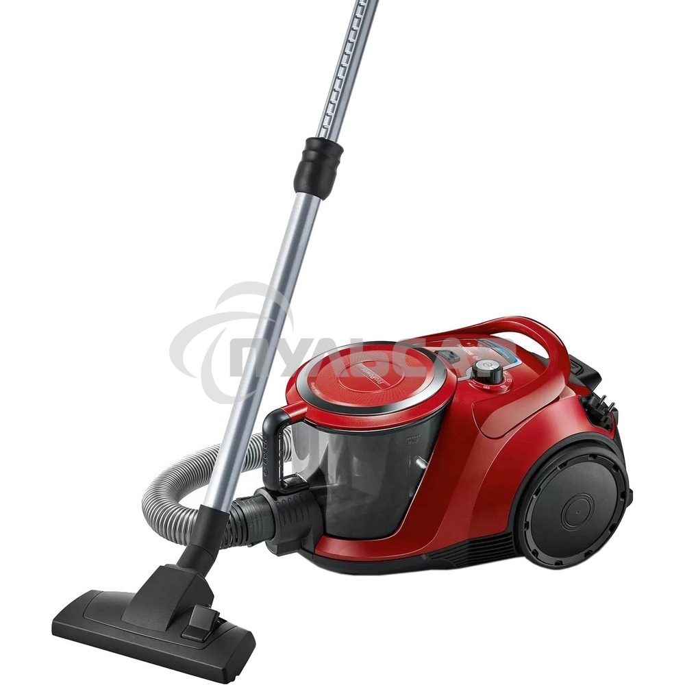 Пылесос Bosch BGS412234A красный, 2200 Вт, уборка сухая, пылесборник контейнер, 2.4 л