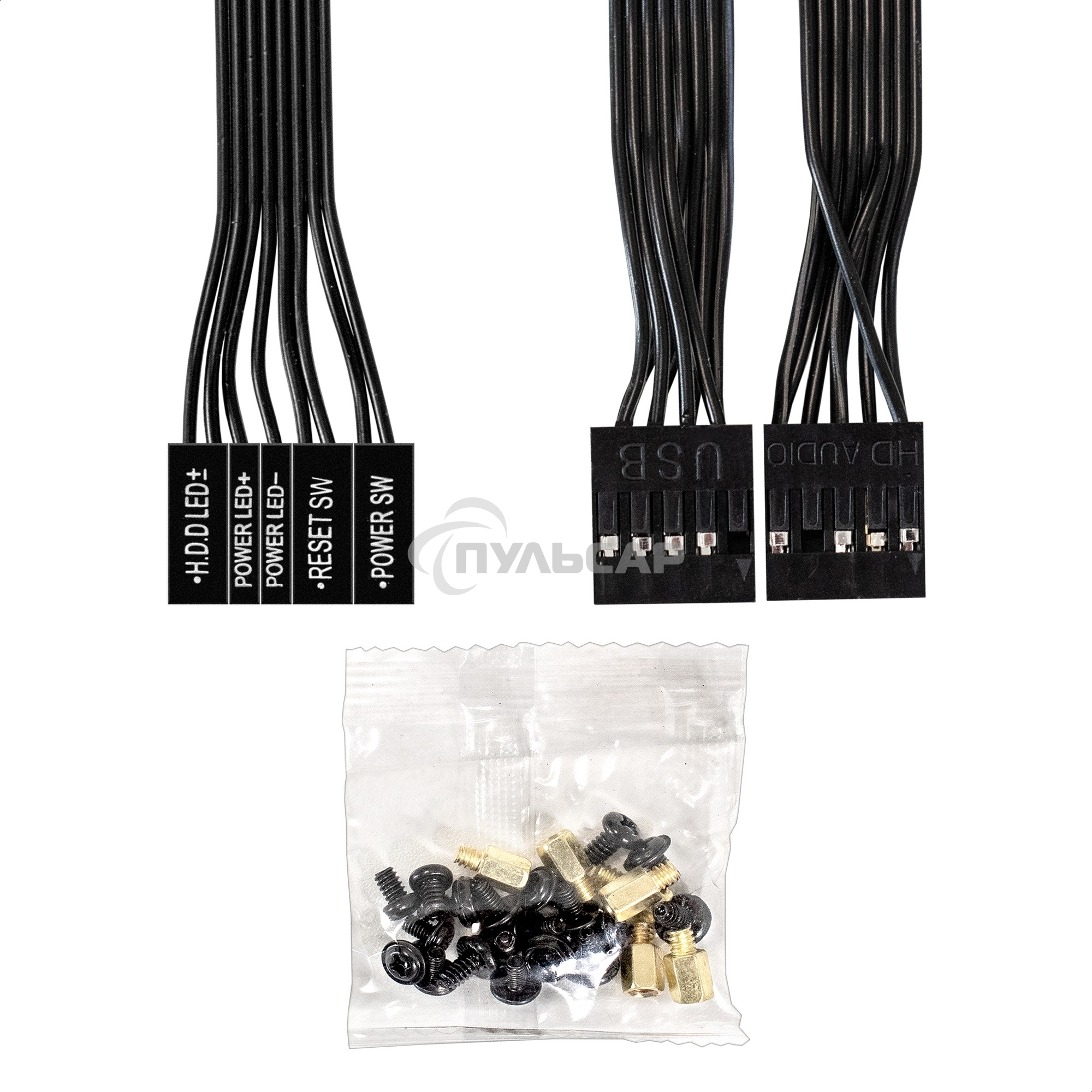 Компьютерный корпус Minitower ExeGate BAA-408-AAA350 (mATX, БП AAA350 с вент. 8см, 2*USB, HD Audio, черный)