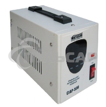 RUCELF CTAP-500VA 500ВА, диапазон 140-270,однофазный,управление релейное, дисплей,точность 220+-6%, КПД 98%.