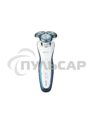 Электробритва Centek CT-2163 (серебристый) ротор, влажное бритье, 3 плав.головки, 2-йные лезвия, до 40 мин. раб