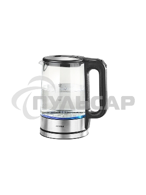 Чайник электрический Centek CT-0032 стекло 1.7л, 2200Вт, Внутр.LED подсветка, Быстрое кипячение, Фил