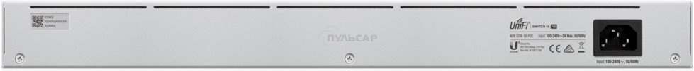 Коммутатор Ubiquiti UniFi USW-16-POE 2SFP 8PoE+ 42W управляемый