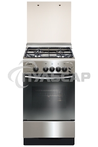 Плита газовая Gefest ПГ 3200-06 К62 серебристый, конфорок 4 шт, духовка 42 л, 50 см x 85 см x 57 см