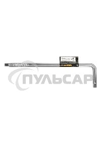 Вороток Г-образный Denzel 375*100 мм, квадрат 1/2