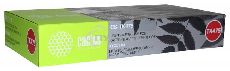 Картридж лазерный Cactus CS-TK475 черный (15000 стр.) для Kyocera FS-6025/B/6030