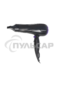 Фен для волос Galaxy Line GL 4332, черный, 2000 Вт, 2 скорости потока воздуха, 3 температурных режима, функция 