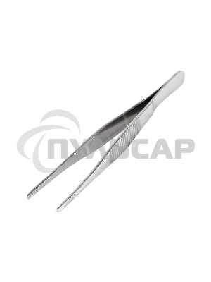 Пинцет прямой, рифленый 125 мм (блистер) Rexant
