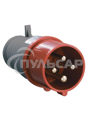 Вилка эл. каб. 16А 3P+PE 380В IP44 ССИ-014 ИЭК PSR02-016-4