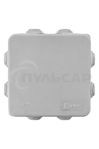 Коробка распределительная КМР-030-031 с крышкой наружная (85х85х40) 8 мембр. вводов IP55 EKF