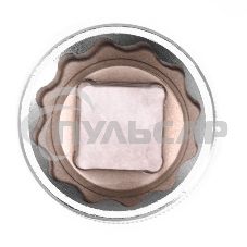 Головка торцевая, 24 мм, 12-гранная, CrV, под квадрат 1/2