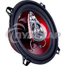 Колонки автомобильные Kicx SP 133 100Вт 89дБ 4Ом 13см (5дюйм) (ком.:2кол.) коаксиальные трехполосные