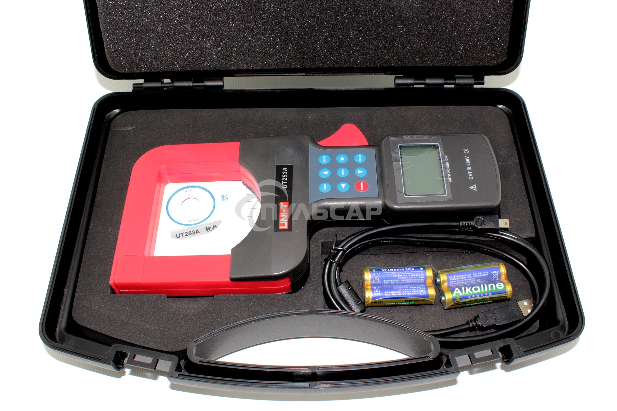 Токоизмерительные клещи UT253A, 600В, 1200А, 60МОм, увеличенные зажимы