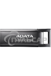 Флешка USB ADATA UR340 (AROY-UR340-64 GbK), 64 Gb, USB 3.2, R/W 100/30, черный