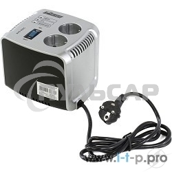 Сетевой фильтр Powerman Стабилизаторы напряжения AVS 1000 C Black\Silver (1000ВА,5А,КПД 98%,без индикации,настольный)