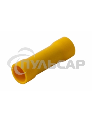Соединительная гильза изолированная L-26 мм 4-6 мм² (ГСИ 6.0/ГСИ 4,0-6,0) желтая Rexant