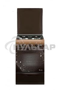 Плита газовая Gefest ПГ 5100-02 0010 коричневый, конфорок 4 шт, духовка 52 л, 50 см x 85 см x 58.5 см