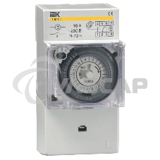 Таймер ТЭМ181 аналоговый 16А 230В на DIN-рейку ИЭК
