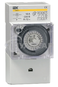 Таймер ТЭМ181 аналоговый 16А 230В на DIN-рейку ИЭК
