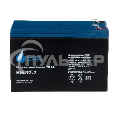 Батарея Парус-электро HM-12-7 (AGM/12В/7,2А·ч/клемма F2)