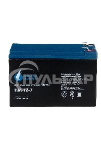 Батарея Парус-электро HM-12-7 (AGM/12В/7,2А·ч/клемма F2)