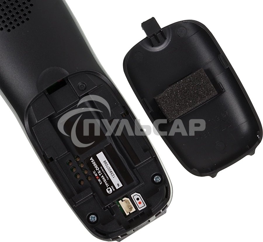 Радиотелефон teXet TX-D6905A черный (громкая связь,телефонная книга на 50 имен и номеров, определитель номера, будильник)