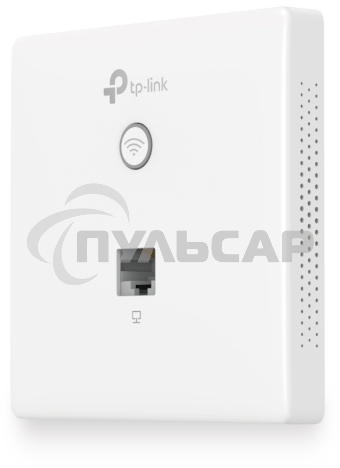 Точка доступа TP-Link Omada AC1200 wireless MU-MIMO Gigabit wall-plate Access Point, 1 Gigabit downlink port, 1 gigabit uplink port, 802.3af/at PoE in, wall plate mounting, support standalone mode and controlled by Omada SDN controller (Software/hardware/