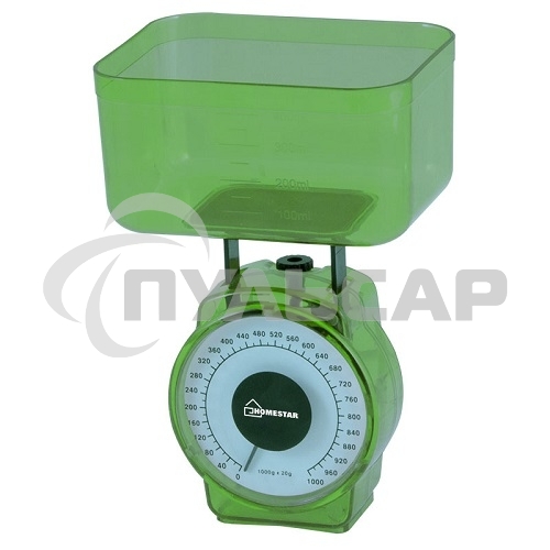 Весы кухонные механические HOMESTAR HS-3004М,зеленый
