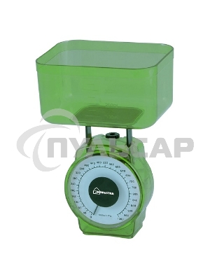 Весы кухонные механические HOMESTAR HS-3004М,зеленый