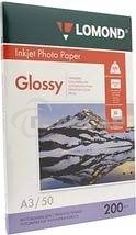Бумага Lomond 0102024 A3/200г/м2/50л./белый глянцевое для струйной печати
