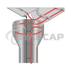 Саморегулируемый греющий кабель POWER Line 30SRL-2CR 20M (20м/600Вт) 51-0659 Rexant
