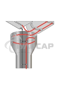 Саморегулируемый греющий кабель POWER Line 30SRL-2CR 20M (20м/600Вт) 51-0659 Rexant