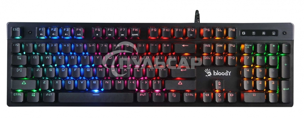 Клавиатура проводная A4Tech Bloody B500N USB серый