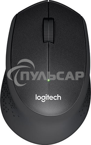 Мышь беспроводная Logitech M330 SILENT PLUS черный, 1000 dpi, радиоканал, USB, кнопки - 3