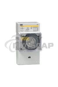 Таймер ТЭМ181 аналоговый 16А 230В на DIN-рейку ИЭК