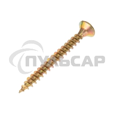 Саморез универсальный KRANZ 3.5х35, желтый цинк, пакет (25шт.)