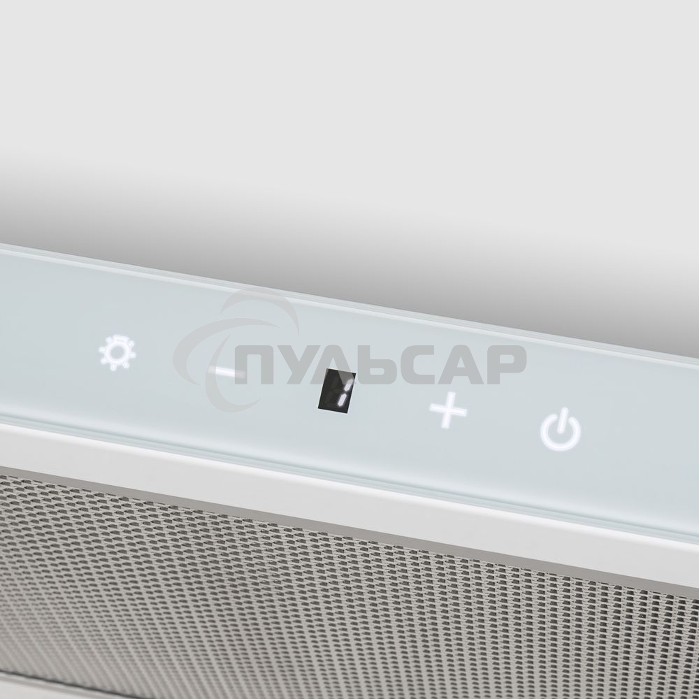 Вытяжка встраиваемая Maunfeld TS Touch Glass 50 белый, 50 см, 1000 куб. м/ч, 56 дБ