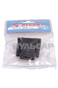 Переходник Rexant (17-6811) ПЕРЕХОДНИК шт.DVI - гн.HDMI GOLD